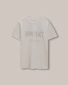 Playera Blanca Estampada,BLANCO HUESO